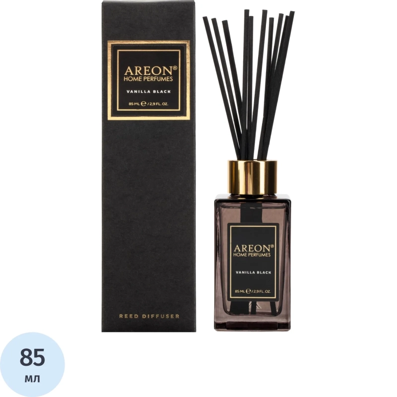 Аромадиффузор AREON STICKS PREMIUM 85 ml. Ванила Блэк