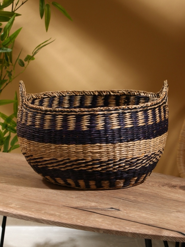 Корзина плетеная 40х40х22 см, сиграсс