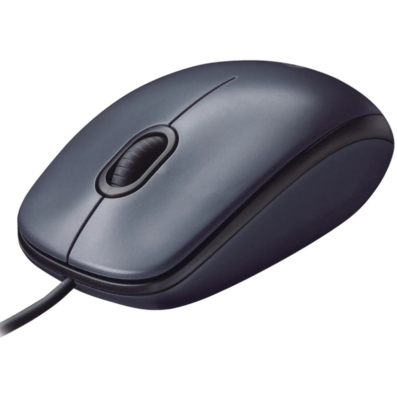 Мышь компьютерная Logitech M90 Black/Grey USB (910-001794/910-001793)