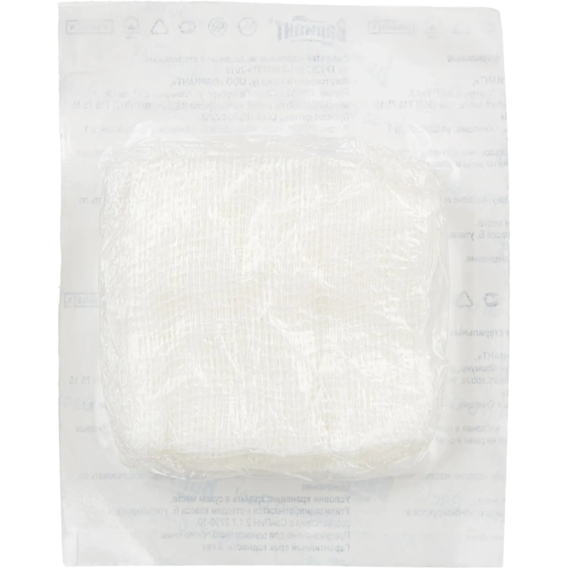 Салфетки стер 5х5см 8сл 17нитей 5шт/уп Вариант ШК61485