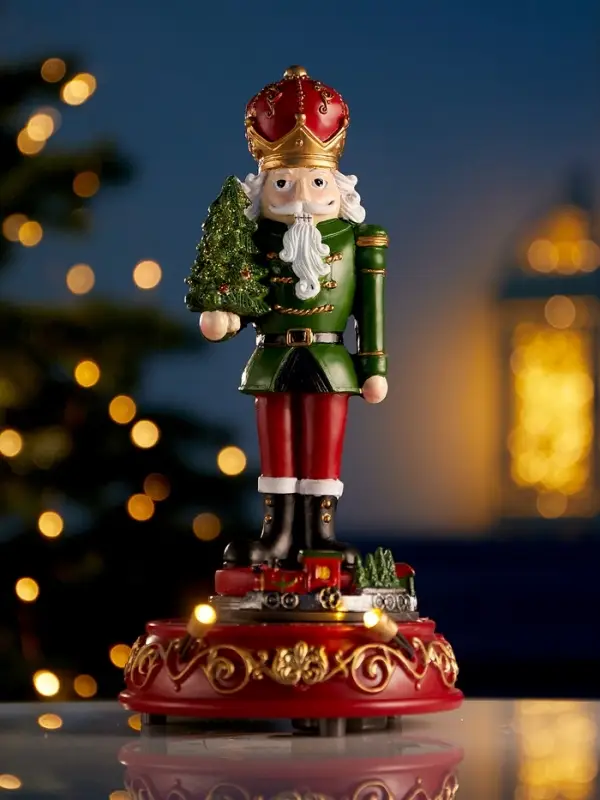 Фигура светодиодная  Фигура светодиодная "Щелкунчик" 22х11 см, 2 LED, LR41x3 (в компл), Т/БЕЛЫЙ