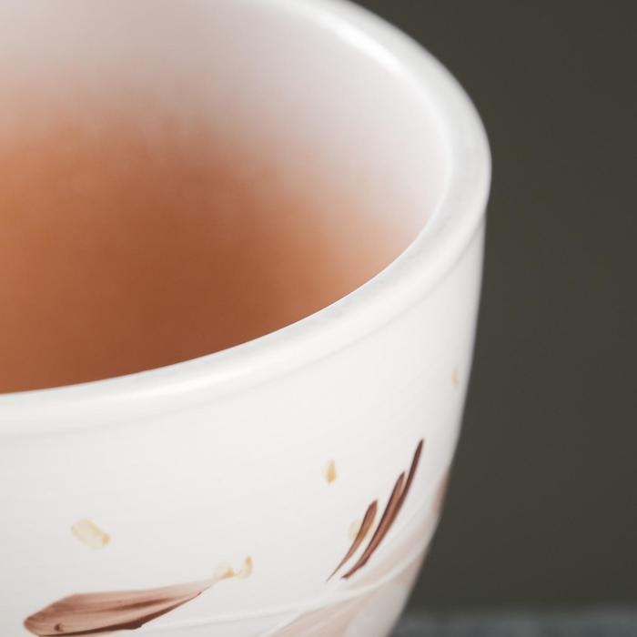 Горшок цветочный Горшок цветочный "Антик" ваниль, 0,75л