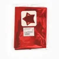 Воздушные шары фольгированные 18" "Звезда" цвет красный, набор 5 штук