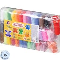 Пластилин воздушный, 36 цв., 360 г 34С 2230-08 набор