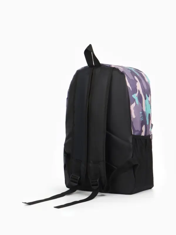 Рюкзак школьный для девочки, 30&times;13&times;42 см, сиреневый