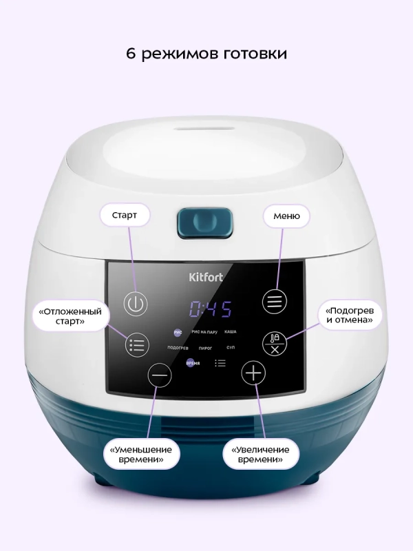 Мультиварка КТ-220 - 400 Вт Мультиварка КТ-220 - 400 Вт