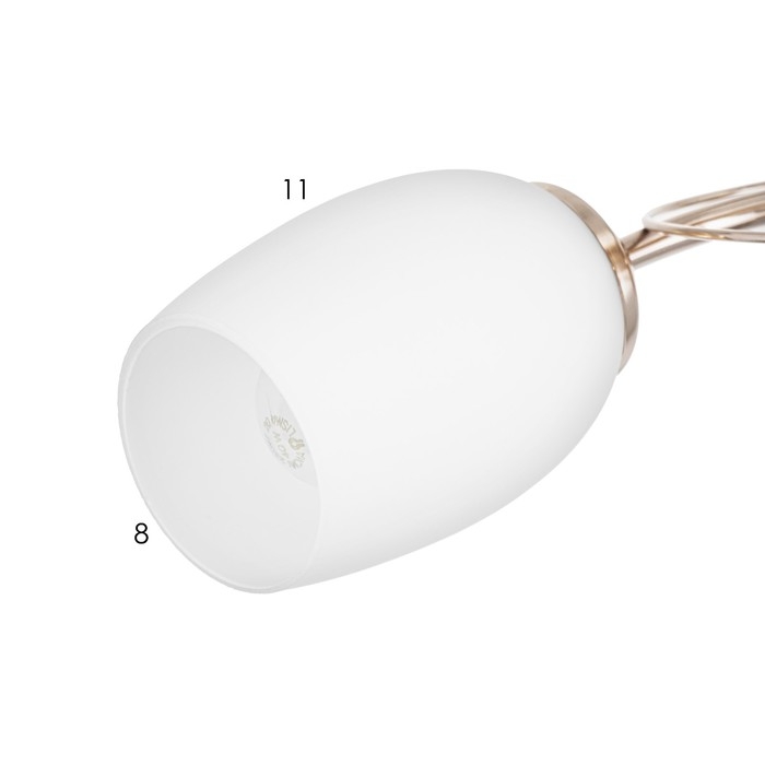 Люстра потолочная Кера 5х60Вт Е14 Золото 56x56x18 см Люстра потолочная Кера 5х60Вт Е14 Золото 56x56x18 см