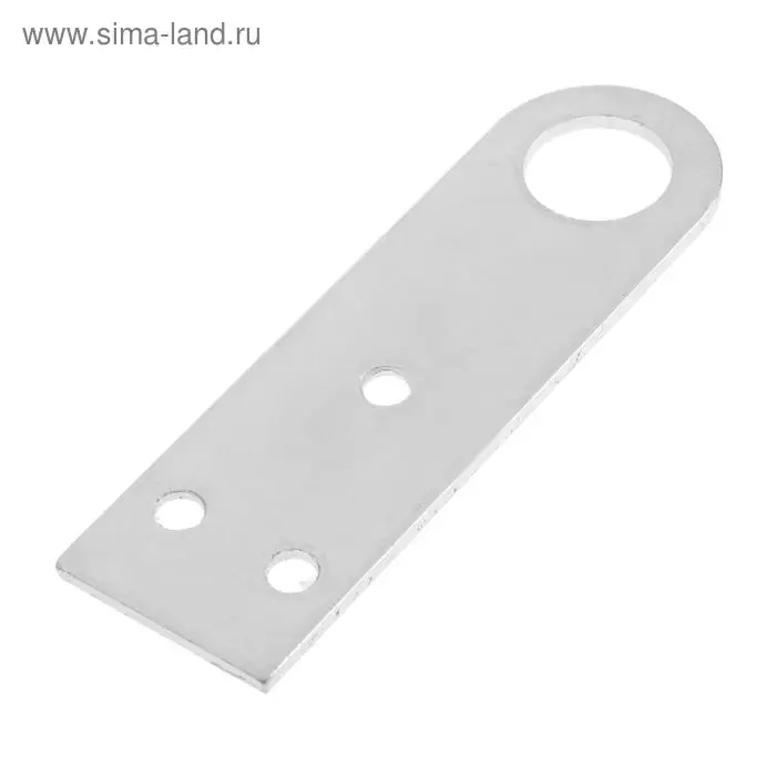 Пробой-ушко ТУНДРА krep, 30х100 мм, цинк, в упаковке 1 шт.