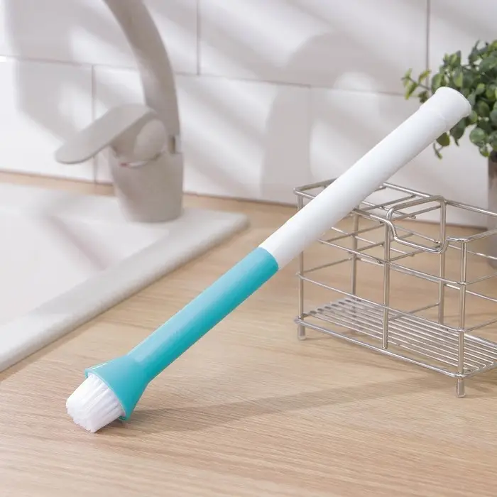 Щётка - насадка на кухонный кран, диаметр отверстия 2,5 см, длина 32 см, длина щётки 2,5 см Щётка - насадка на кухонный кран, диаметр отверстия 2,5 см, длина 32 см, длина щётки 2,5 см