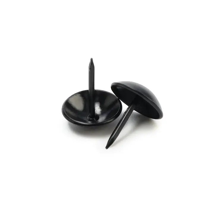 Гвозди ТУНДРА, декоративные, обивочные, 19&times;22 мм, черный, 200 шт.