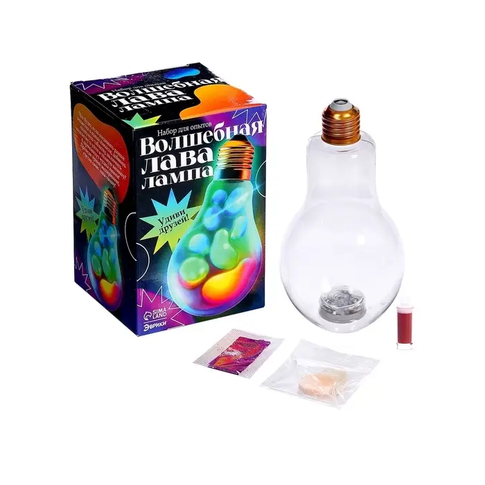 Набор для опытов для детей &laquo;Волшебная лава-лампа&raquo;, своими руками