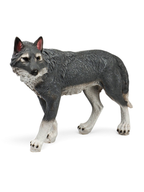 Садовая фигура из полистоуна «Волк», 43×21×58 см Садовая фигура из полистоуна «Волк», 43×21×58 см