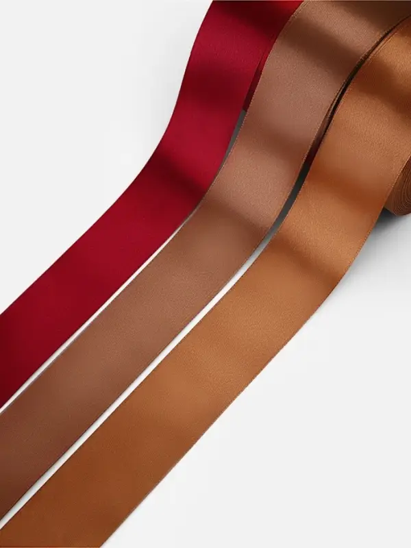 Атласная лента, набор 3 шт. &laquo;Вечерний&raquo;, 40 мм, 23&plusmn;1 м