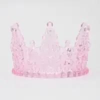 Корона для торта &laquo;Хрусталь&raquo;, цвет розовый