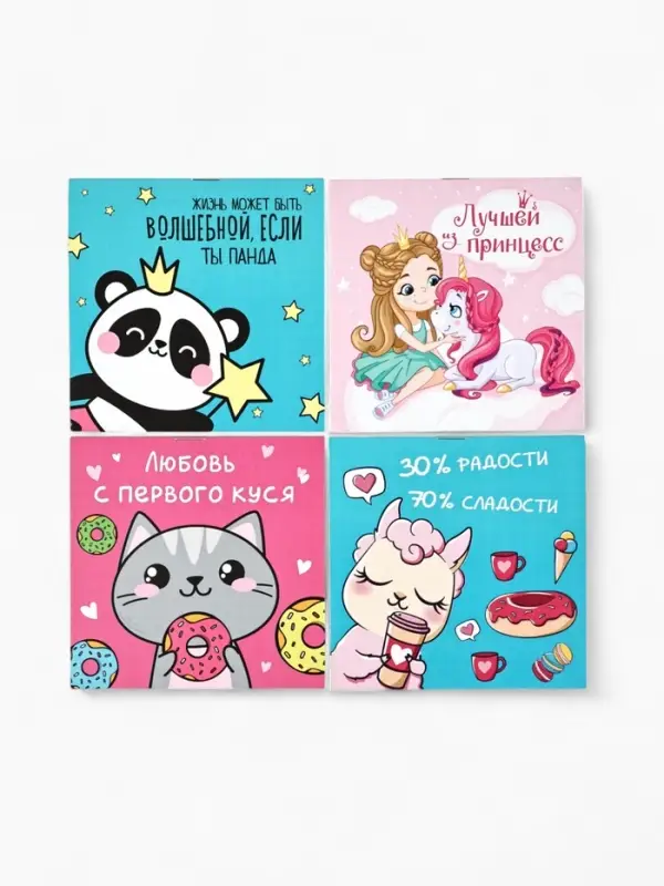 Блокнот 10&times;10, 16 л. &laquo;Мультик&raquo; МИКС