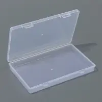 Бокс универс с крышкой 1секц 17,4*10,8*2,6см прозрач пакет накл QF