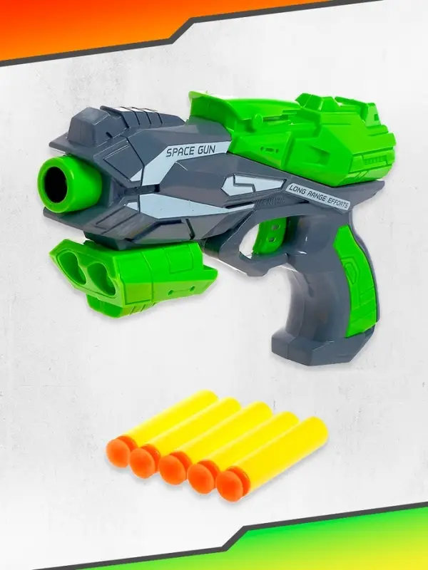 Бластер &laquo;Космос&raquo;, стреляет мягкими пульками, цвет МИКС