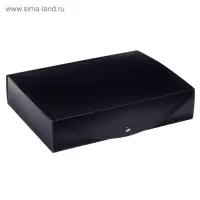 Короб архивный на кнопке А4 Calligrata, 70 мм, 800 мкм, разборный, чёрный