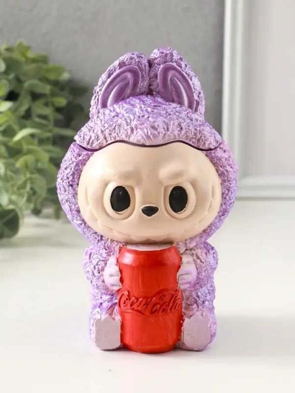 Шкатулка для украшений &laquo;Чудик с банкой&raquo; 15&times;8 см, сиреневый