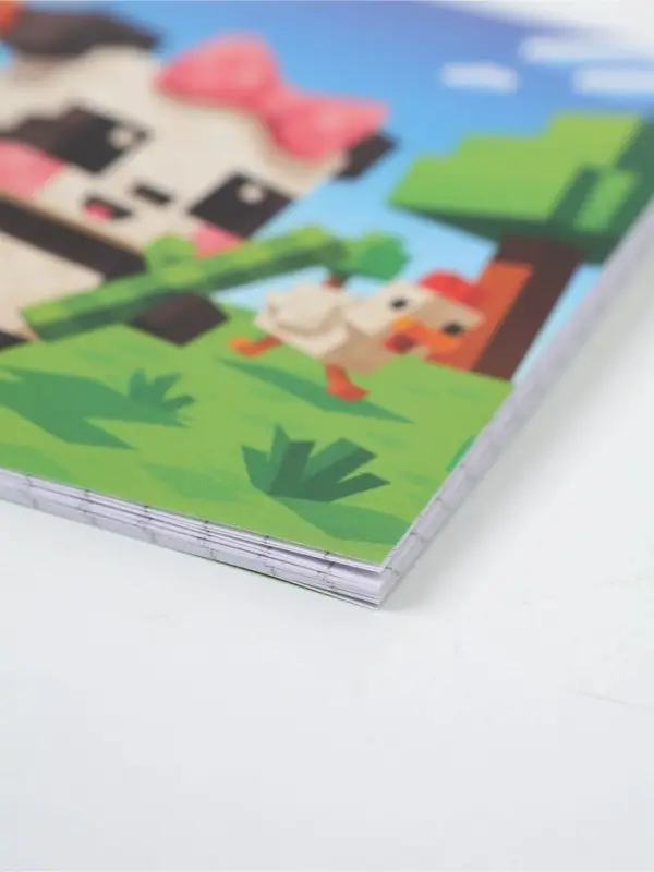 Блокнот 10х10см, 16 л. МИКС "Пиксели"