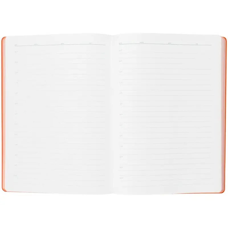 Ежедневник Flexpen, недатированный, серебристо-оранжевый Ежедневник Flexpen, недатированный, серебристо-оранжевый