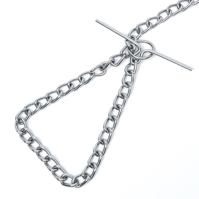 Цепь для привязи собак мелкокалиберная, 1,8 м, толщина проволки 3,5 мм Цепь для привязи собак мелкокалиберная, 1,8 м, толщина проволки 3,5 мм