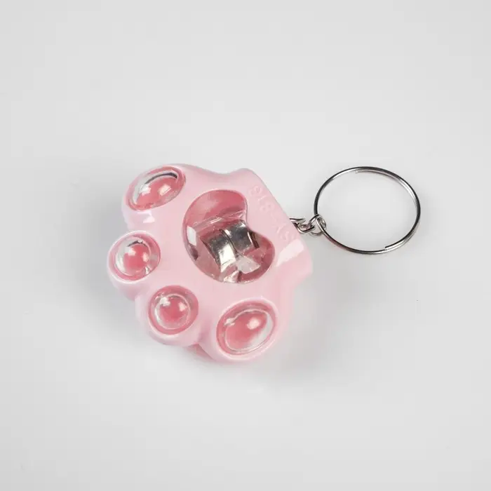 Фонарь-брелок детский Фонарь-брелок детский "Лапка", 1 режим, 3 LR41, 3.5 х 4 см , микс