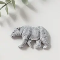 Магнит на холодильник &laquo;Медведь бурый&raquo;, барельеф, 3.5 см