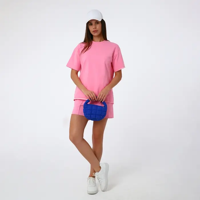 Сумка молодёжная на молнии, 23&times;4&times;15 см, синяя