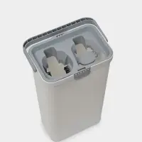 Швабра с отжимом и ведром Raccoon, швабра 32&times;5&times;132 см, ведро для полоскания и отжима 14 л