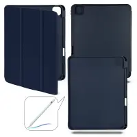 Чехол-книжка iPd Pro 11 (2024) Smart case (Pencil) Dark Blue №12