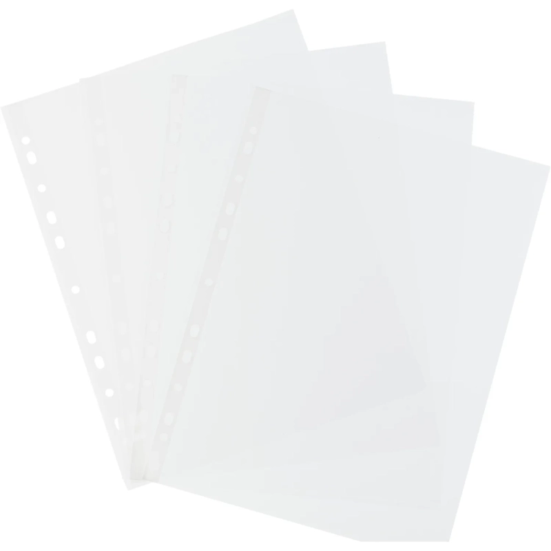 Файл-вкладыш А4, 40мкм, рифленые     100 шт/уп, Китай