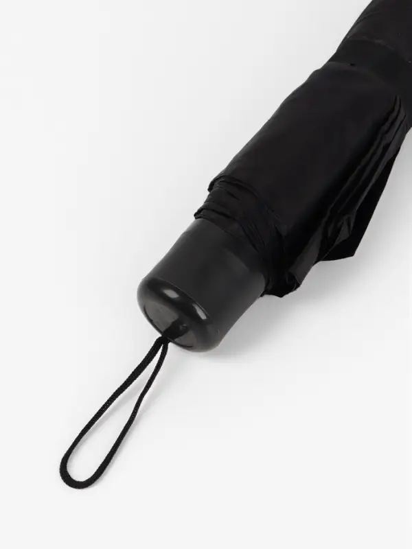 Зонт механический, Dark afternoon, 3 сложения, 8 спиц, R=48/55 см, d=96 см, чёрный