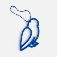 Подвеска &laquo;Сова&raquo;, 3D-печать, синяя