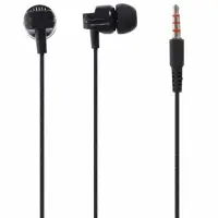 Наушники проводные SY-008, вакуумные, микрофон, Jack 3.5 мм, чёрные
