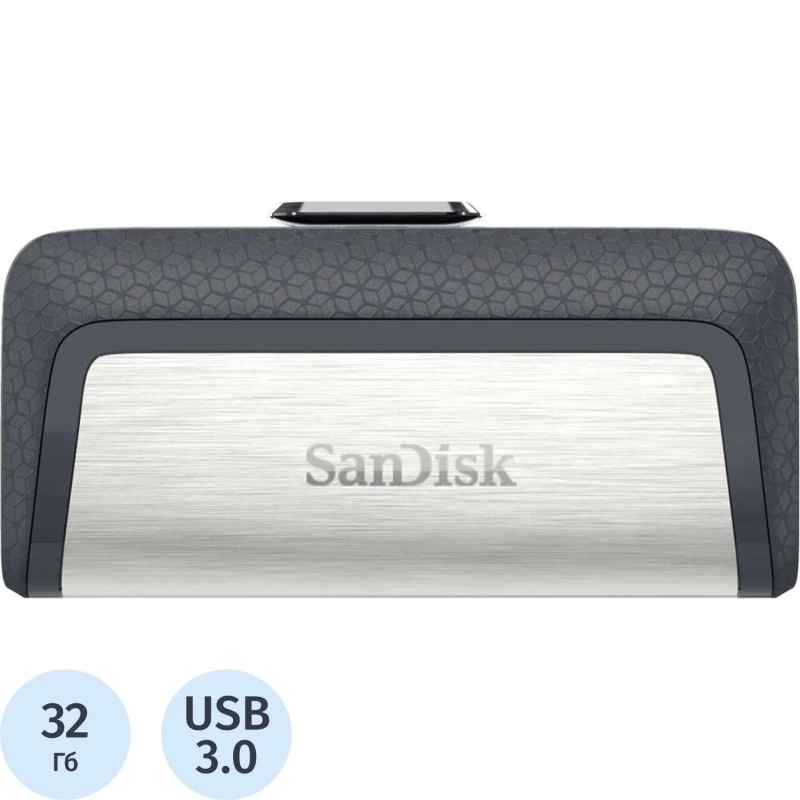Флеш-память SanDisk Ultra Dual Type-C, 32Gb, USB 3.1 G1, SDDDC2-032G-G46