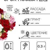 Семена цветов Годеция &laquo;Летний шарм&raquo;, смесь сортов, 0.01 г, &laquo;Рецепты дедушки Никиты&raquo;