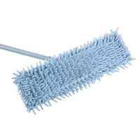 Швабра со смен.насадкой тм VETTA, ручка телескоп. 70-120см, окраш. металл, насадка микрофибра 70г/м2