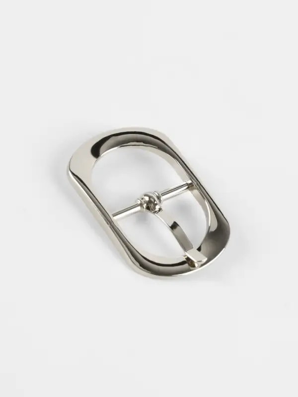 Пряжка для ремня, 3.6&times;2.4 см, 18 мм, цвет серебряный