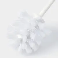 Ёршик для унитаза Aqua, 13&times;13&times;36 см, с подставкой, белый
