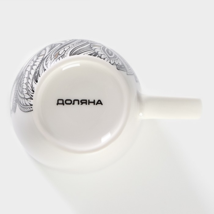 Кружка фарфоровая Доляна «Царь зверей», 350 мл Кружка фарфоровая Доляна «Царь зверей», 350 мл