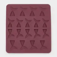 Форма для шоколада Доляна &laquo;Хвост&raquo;, силикон, 25&times;22.5&times;0.4 см, 18 ячеек (5.3&times;4 см), МИКС