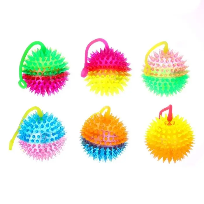 Мяч детский резиновый световой «Радуга», цвета МИКС, в шоубоксе Мяч детский резиновый световой «Радуга», цвета МИКС, в шоубоксе