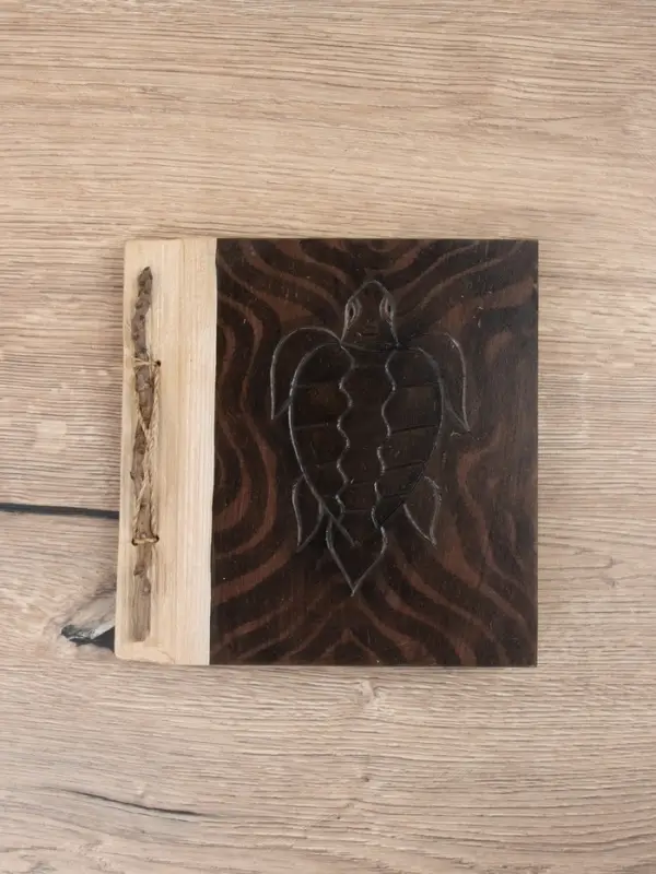 Фотоальбом "Черепаха" 10 листов, 19х19х2 см, цв. коричневый