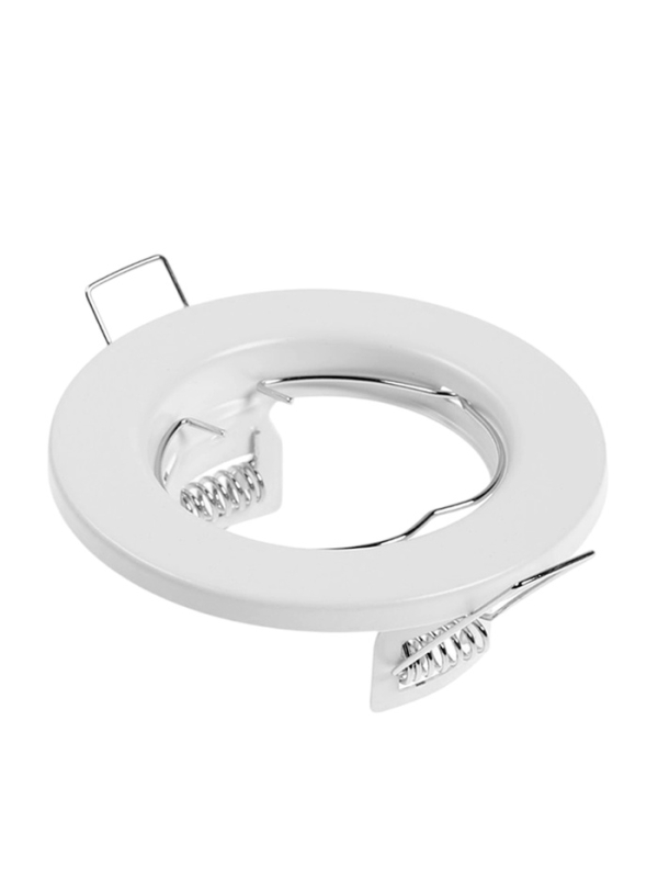 Светильник встраиваемый под лампу MR16, круг, металл, белый Светильник встраиваемый под лампу MR16, круг, металл, белый