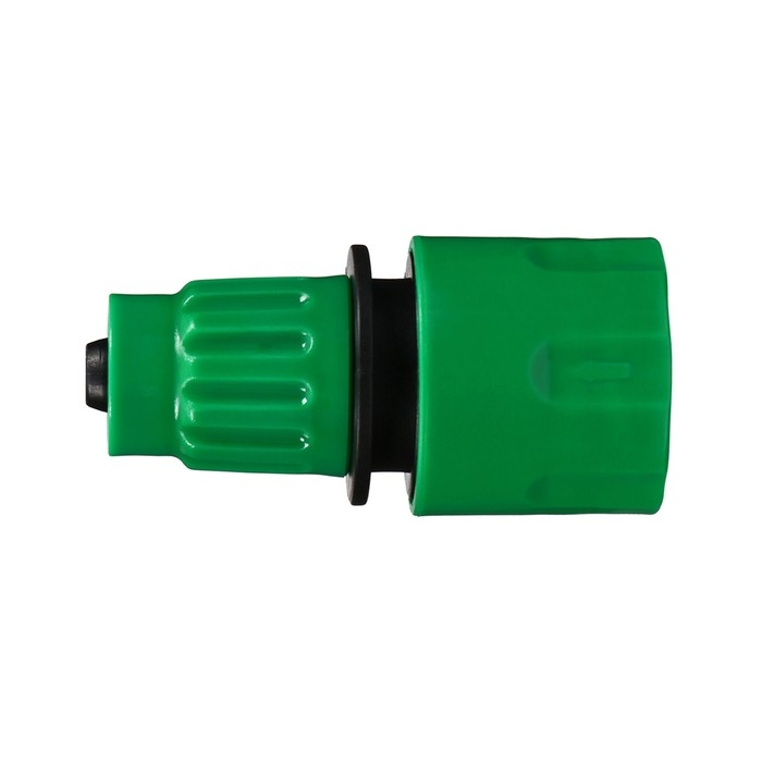 Коннектор для чудо-шланга, 10 мм, быстросъёмное соединение, рр-пластик, Greengo Коннектор для чудо-шланга, 10 мм, быстросъёмное соединение, рр-пластик, Greengo