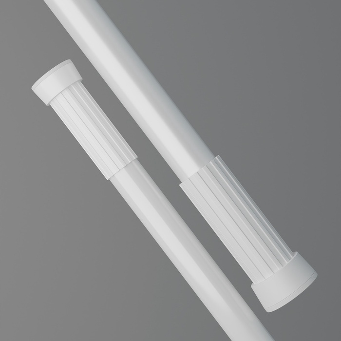 Карниз для ванной Доляна, телескопический, d=3,2 см, 70-120 см, цвет белый Карниз для ванной Доляна, телескопический, d=3,2 см, 70-120 см, цвет белый