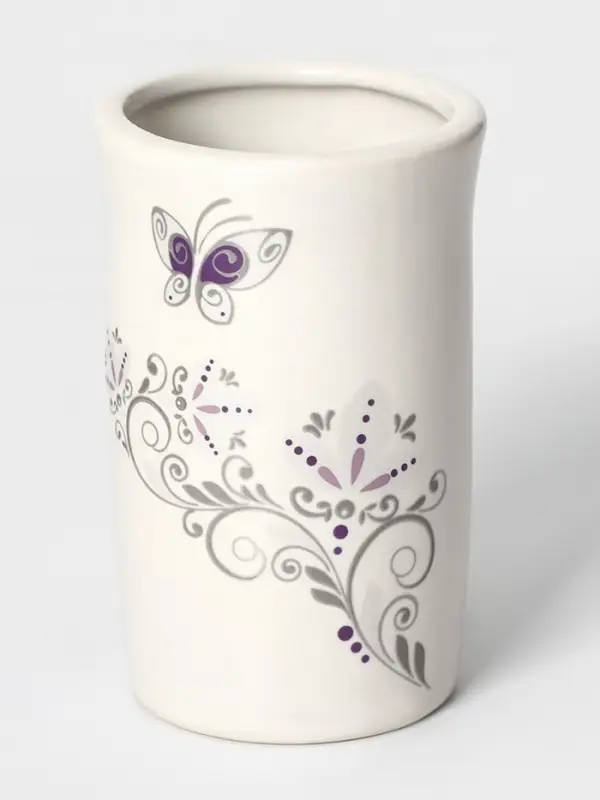 Аксессуары для ванной Доляна &laquo;Изящество&raquo;, 4 предмета, дозатор 250 мл, мыльница, 2 стакана, белые