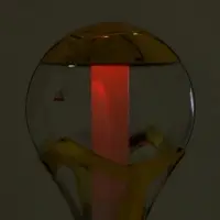 Башня пивная &laquo;Шар&raquo;, колба 3 л, ёмкость для льда, подсветка, пластик, золотистая