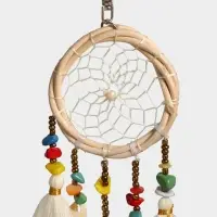 Брелок "Ловец снов" 17 см, цв. белый Брелок "Ловец снов" 17 см, цв. белый